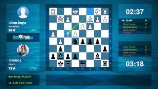 Chess Game Analysis: ulum kayu - lumiros : 0-1 (By ChessFriends.com)