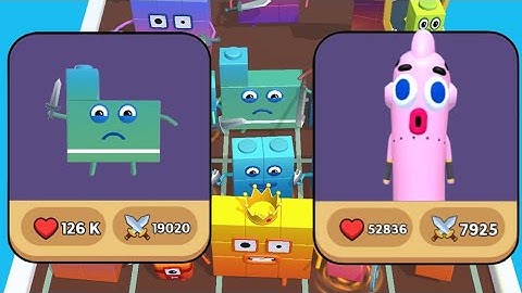 Merge Number Cube: Fam Run🌟🌟 VS 🌟🌟 Merge Master: Monster Run 3D Challange Mod New Update