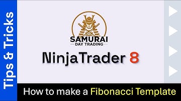 🤩🔺 How to Create a Fibonacci Retracement Template in NinjaTrader8 | Chart Setup Tutorial