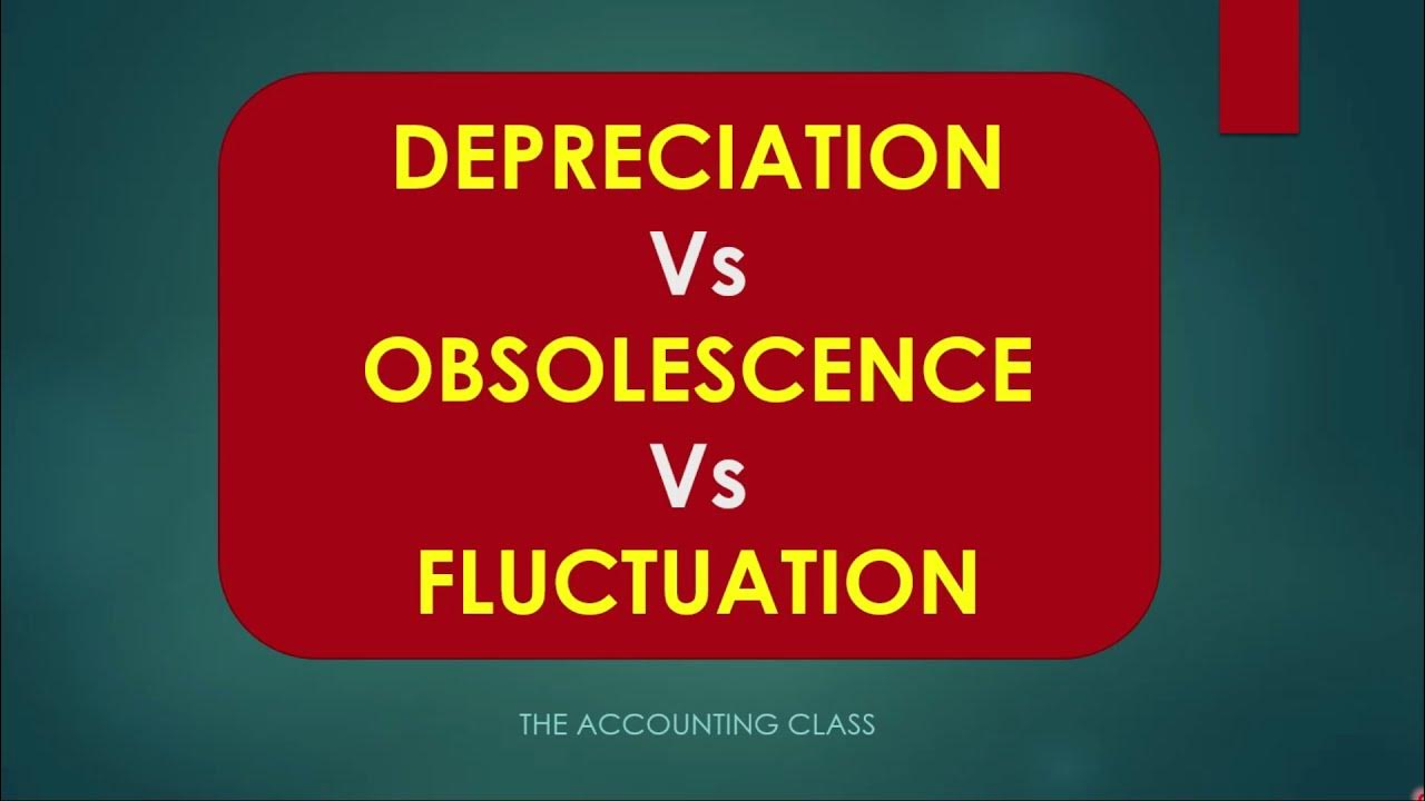 Difference between Depreciation and Obsolescence Difference between Depreciation and