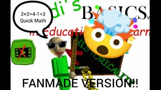 Playing a Fanmade Version of Baldi's Basics!!