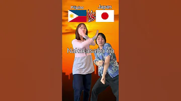 Japanese vs Tagalog Hiwalay ver. Learning Filipino w/ @SkyGarden1997 #shorts