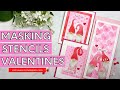 Handmade Hearts & Things: Masking Stencils Valentines (Simon Says Stamp)