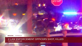 Two officers killed after shooting outside of Syracuse
