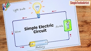 Simple Circuit diagram drawing / How to draw Simple Electric Circuit diagram easily