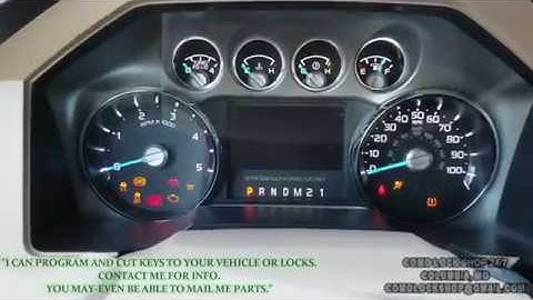 2015 FORD F-250 LOST KEY PROGRAMMING USING AUTEK I-KEY 820