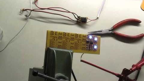 DIY breathing blue LEDs with PIC-PWM.