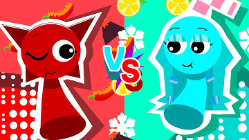 Incredibox Sprunki Intro BUT Mroona VS Aqua OC