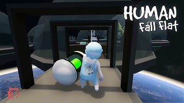 Human Fall Flat - Space Station Level Part 1 of 2 Walkthrough | Custom Map | Steam Workshop
