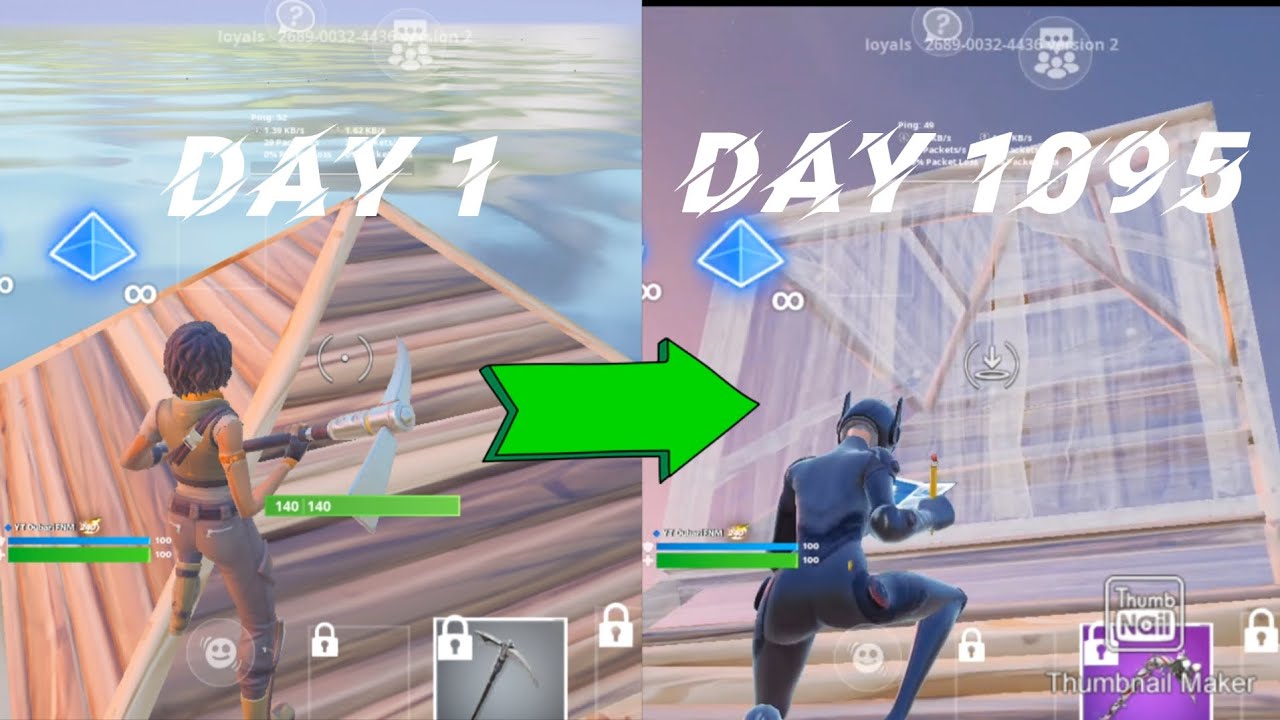 My 3 Years Progression on Fortnite Mobile (Noob to Pro) - YouTube