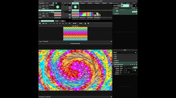 [Resolume plugin] Concentric Circle Divisions Effects (made with Wire)
