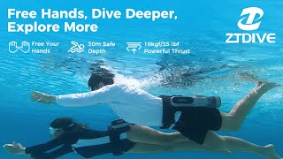 ZTDIVE Underwater Waist Scooter, Unleashing Greater Freedom by Best Crowdfunding Campaigns 10 views 1 day ago 1 minute, 24 seconds