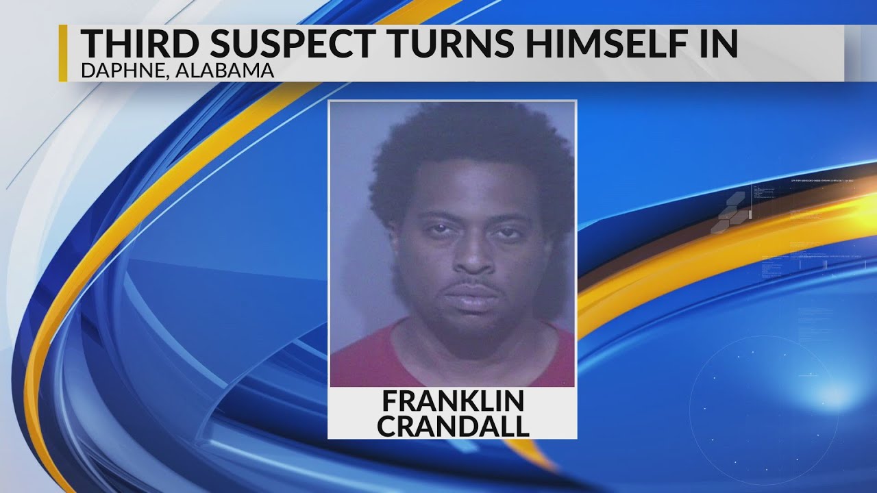 3rd suspect in Daphne murder turns himself in: Daphne Police - YouTube