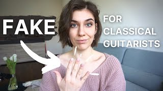GEL NAIL FOR GUITARISTS - how to make artificial nails STEP BY STEP