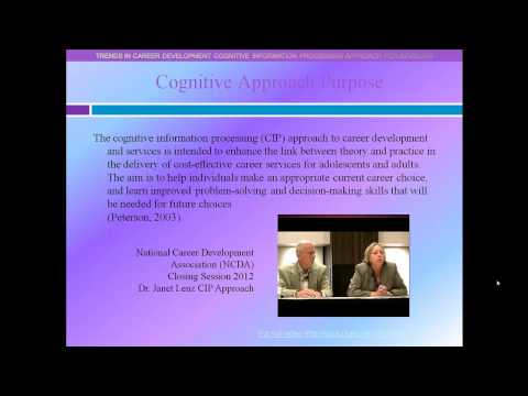 Trends in Career Development:  Cognitive Information Process (CIP) Advisor Approach