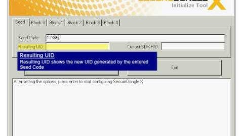 SecureDongle X Initialization Tool