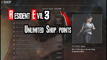 Resident Evil 3 Remake Cheat Engine, Get unlimited SHOP POINTS and unlock all cheat and rocket!