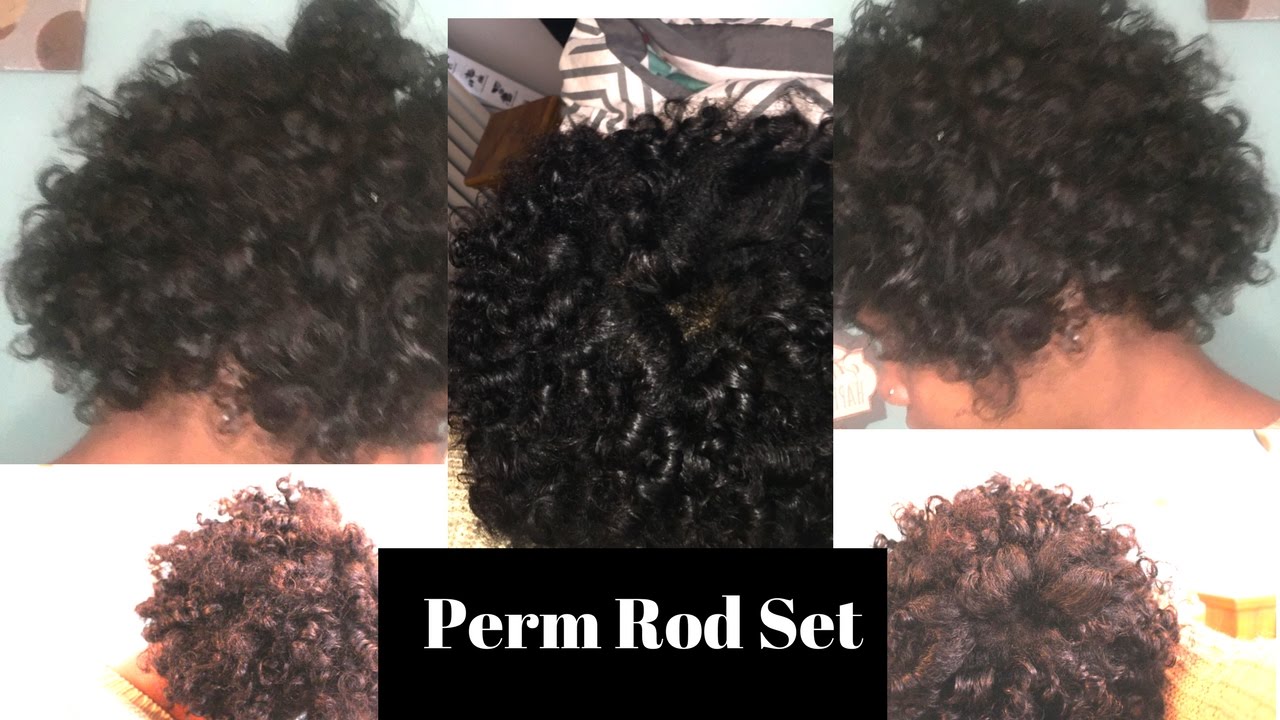 Perm Rod Set On Short Natural Hair Youtube Perm Rod Set On Short Natural Hair Youtube