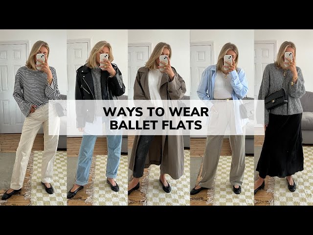 CHANEL BALLET FLATS REVIEW + OUTFIT IDEAS / 5 SPRING OUTFITS