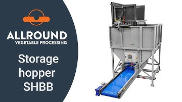 Storage hopper - big bag/box tipper SHBB | Allround Vegetable Processing