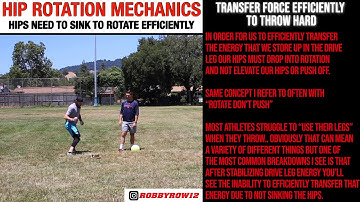 Transfer Force Efficiently by Optimizing Your Hip Rotation Mechanics | Pitching Mechanics