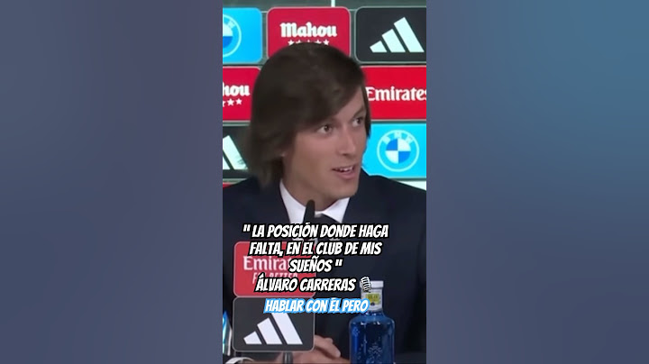 Álvaro Carreras Rueda de Prensa Presentación como Nuevo Fichaje Del Real Madrid #realmadrid #madrid