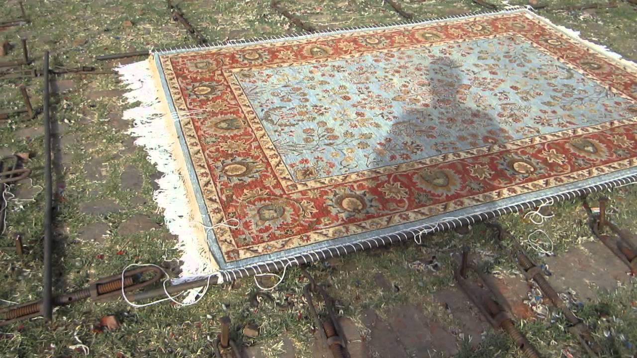 How To Make an Oriental Carpet. Part 14. Stretching YouTube