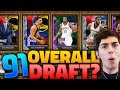 91 RATED DRAFT ATTEMPT! NBA 2K16 DRAFT