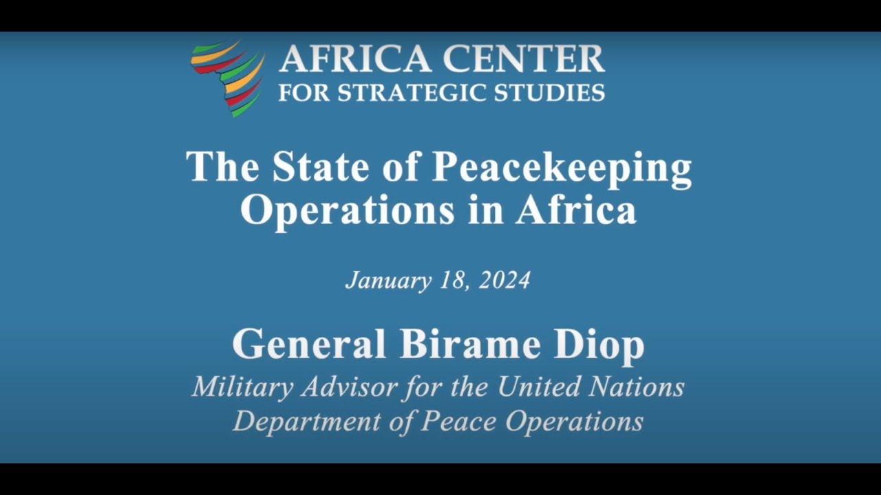 The State of United Nations Peacekeeping Operations in Africa