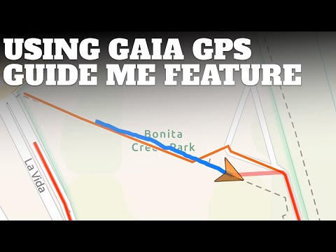 How to Use Guide Me on Gaia GPS When Hiking