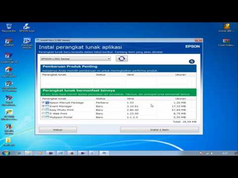 How to install Epson L360 printer driver. 