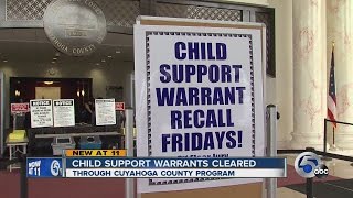 Child support warrants cleared through program