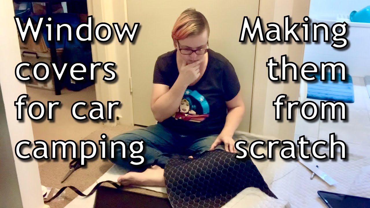 Making window covers to turn my Prius into a micro camper a detailed video [CC] YouTube
