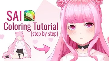 Paint Tool SAI Coloring Tutorial (+Speedpaint Breakdown)