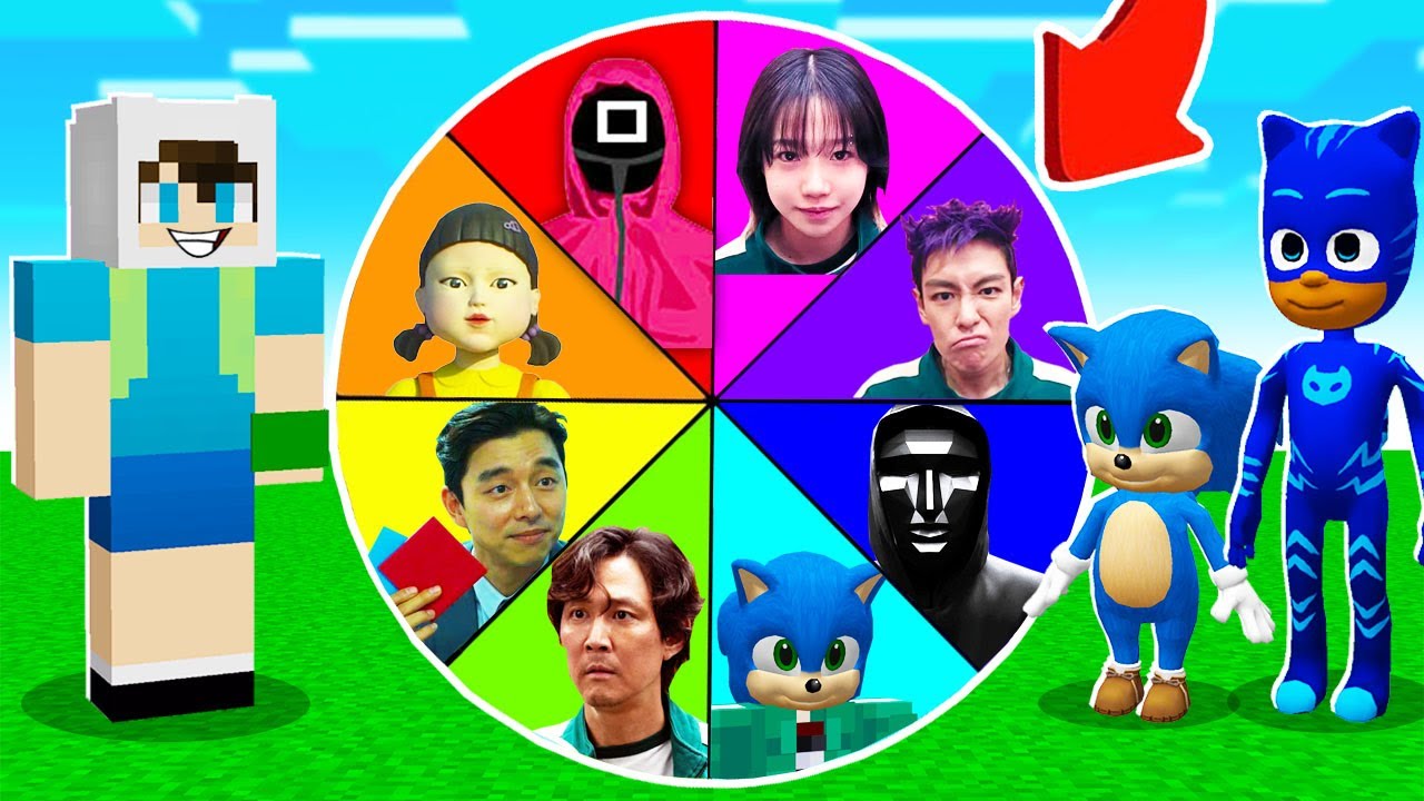 YANLIŞ SQUİD GAME ÇARKINI ÇEVİRİRSEN ÖLÜRSÜN 😱 Minecraft