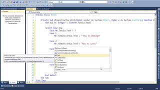 FUNCION SELECT CASE EN VISUAL BASIC 2010