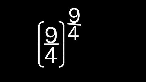 👍Best Equation - Calculate Without Calculator (9/4)^9/4 | Fast Method | Power With Rational Exponent
