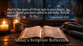 Need Peace Today? Let Christ Rule Your Heart | Colossians 3:15 Devotional