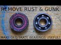 Capture de la vidéo Reviving A Stuck & Rusted Skateboard Bearing - Complete Teardown & Rebuild