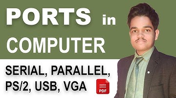 Lec-2.4: Different Types of Port in PC| Serial, Parallel, PS/2, USB| SYSTEM MAINTENANCE| SBTE BIHAR