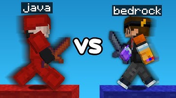 Bedrock Bedwars PRO vs Java Bedwars PRO