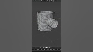 how to model pipe connections in blender #blender #3dmodeling #tutorial #shorts