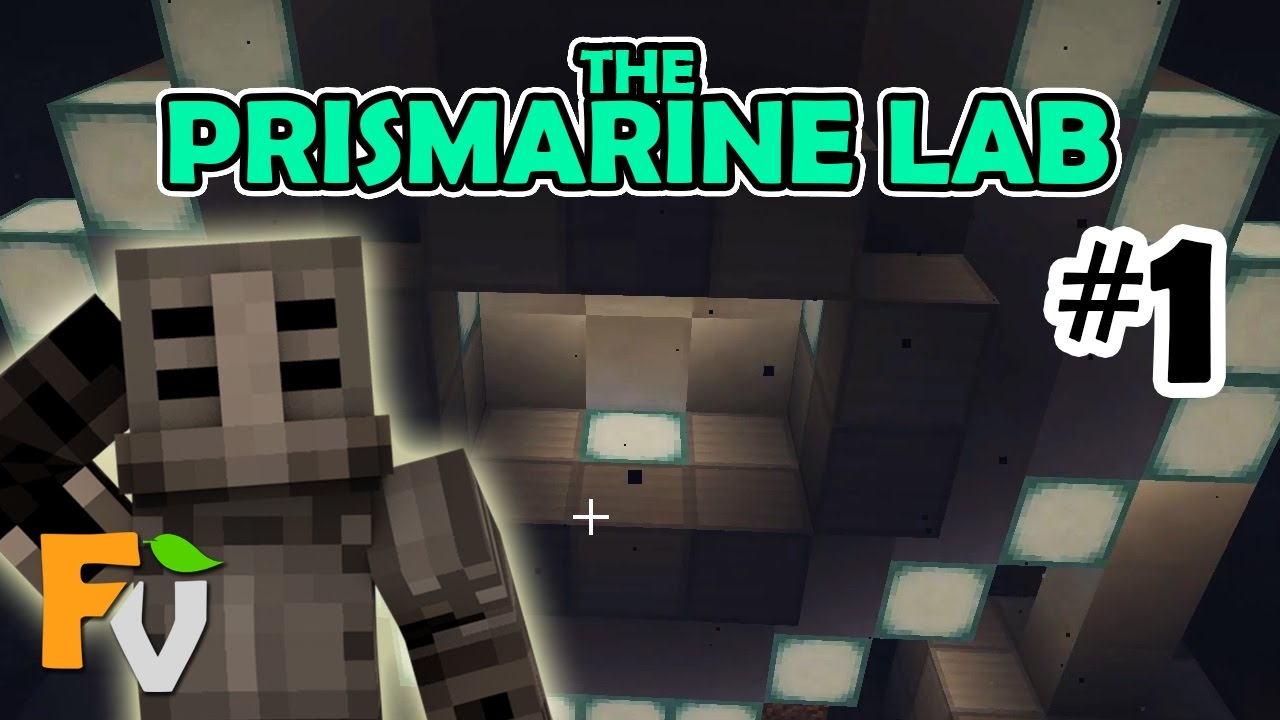 Minecraft An Underwater Lab! The Prismarine Lab [1/7] YouTube