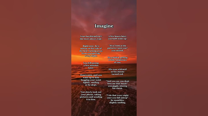 Imagine Scenarios