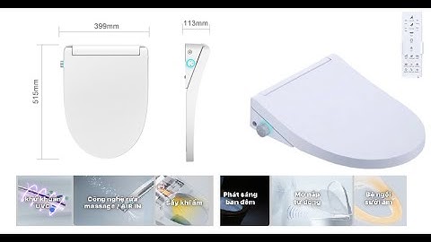 Nắp bàn cầu điện tử Caesar TAF512H