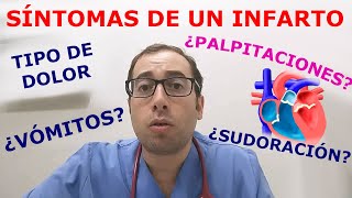 Cómo detectar un INFARTO AGUDO DE MIOCARDIO. Síntomas y signos principales.