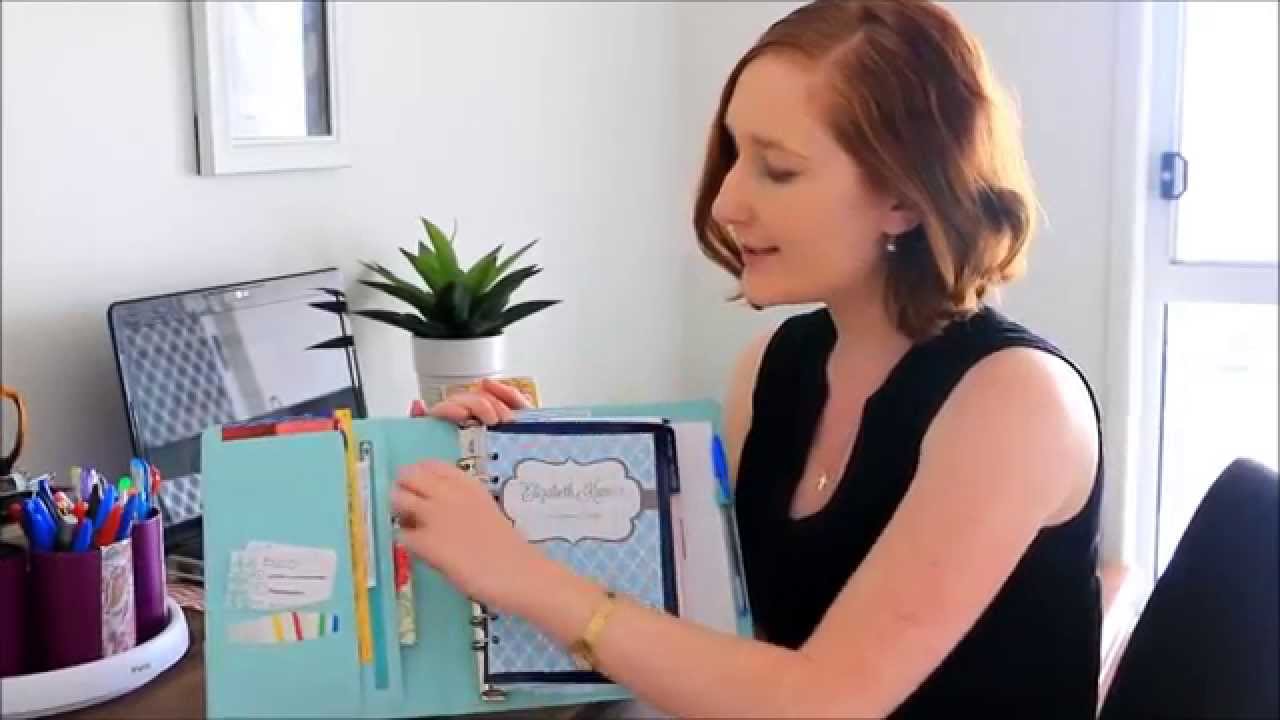 how-to-organise-your-planner-youtube