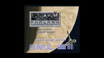 Phalanx (SNES 60Hz / US) - Intro / Attract Mode