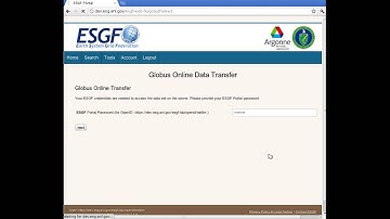 Globus Online in ESG