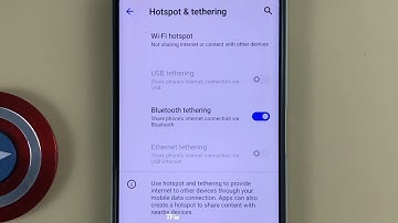 How to turn on/off Bluetooth tethering on Realme C35 Android 11